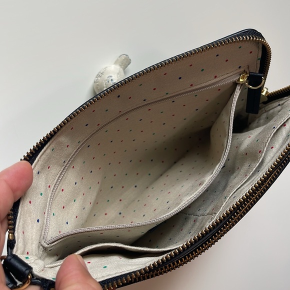 Talbots Commute Leather Wristlet